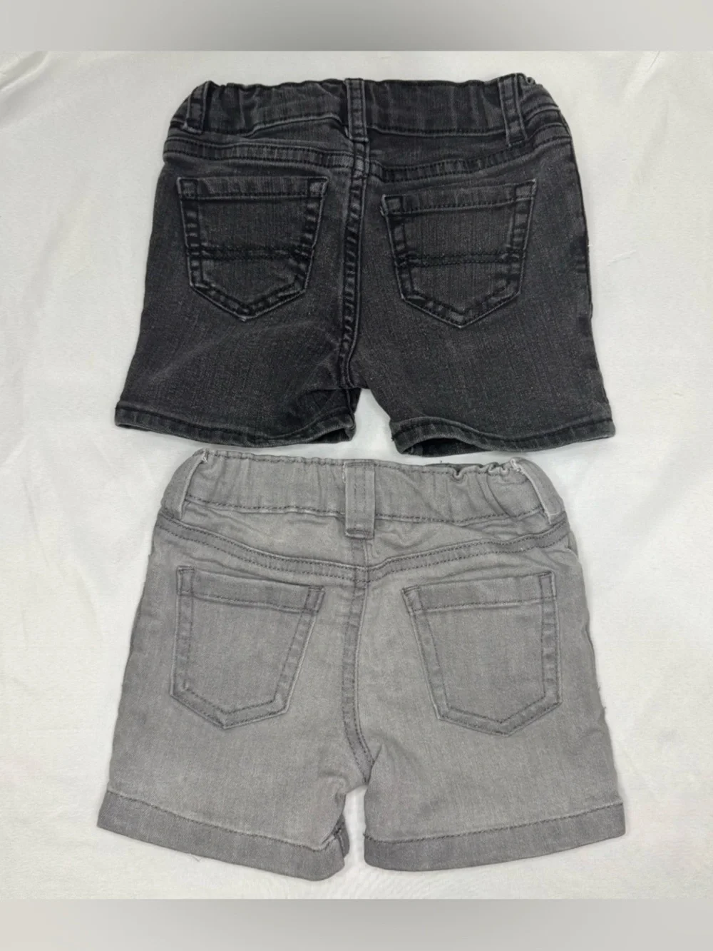 2-Pairs of Toddler Shorts Black & Gray